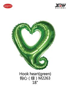 Hook heart��green��