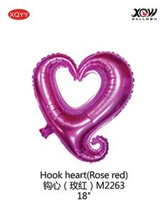 Hook heart��Rose red��