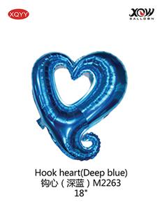 Hook heart��Deep blue��