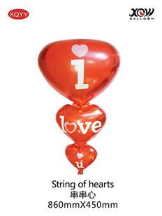 String of hearts