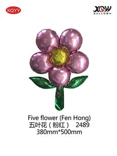 Five flowerFen Hong