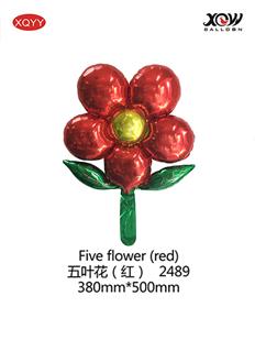 Five flowerred